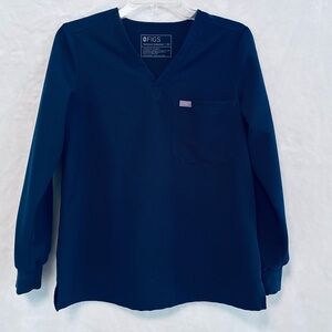 Figs Catarina Long Sleeve One-pocket Scrub Top